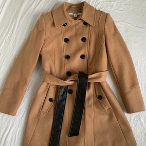 DKNY Wool Trench Coat
